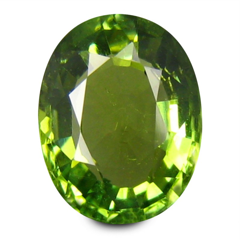 Tourmaline - 1.72 Cts | Green  | Oval Portuguese cut | Congo | Beautiful Piece!!!